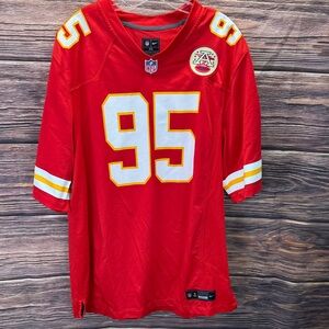 ⭐️Chris Jones Nike engineered KC Chiefs football jersey SZ XXL. EUC